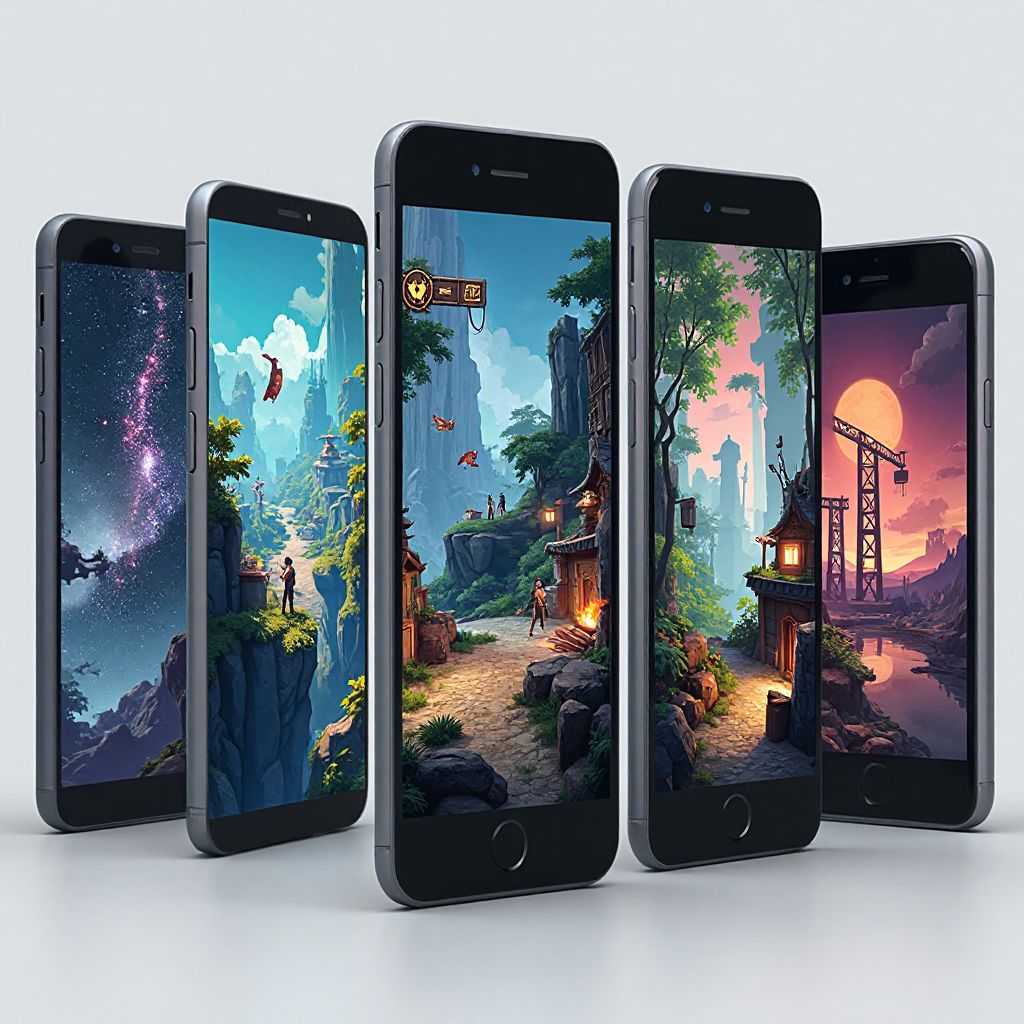 Mobile game ranking editorial card